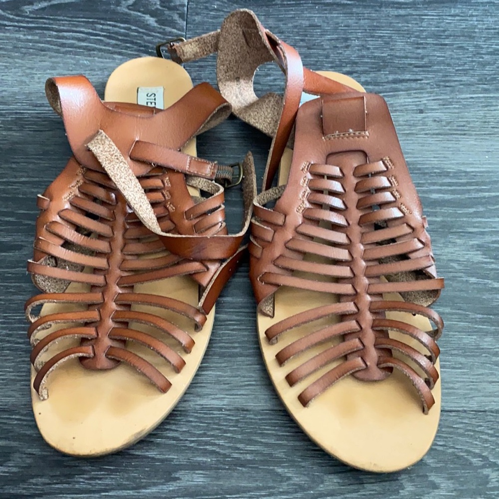 Brown Steve Madden gladiator sandals